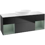 Tvättställsskåp Villeroy & Boch Finion med Två Hyllor och Bänkskiva för Fristående Tvättställ från Artis & Collaro
