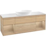 Tvättställsskåp Villeroy & Boch Finion med Två Hyllor och Bänkskiva för Fristående Tvättställ från Artis & Collaro