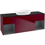 Tvättställsskåp Villeroy & Boch Finion med Två Hyllor och Bänkskiva för Fristående Tvättställ från Artis & Collaro