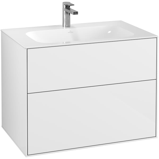 Tvättställsskåp Villeroy & Boch Finion med 2 Lådor för Inbyggt Tvättställ