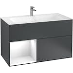 Tvättställsskåp Villeroy & Boch Finion med 2 Lådor och Hylla för Inbyggt Tvättställ