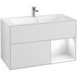 Tvättställsskåp Villeroy & Boch Finion med 2 Lådor och Hylla för Inbyggt Tvättställ