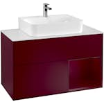 Tvättställsskåp Villeroy & Boch Finion med 2 Lådor Hylla och Bänkskiva för Centrerat Tvättställ