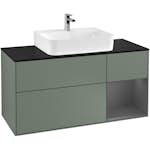 Tvättställsskåp Villeroy & Boch Finion med 3 Lådor Hylla och Bänkskiva för Centrerat Tvättställ