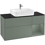 Tvättställsskåp Villeroy & Boch Finion med 3 Lådor Hylla och Bänkskiva för Centrerat Tvättställ