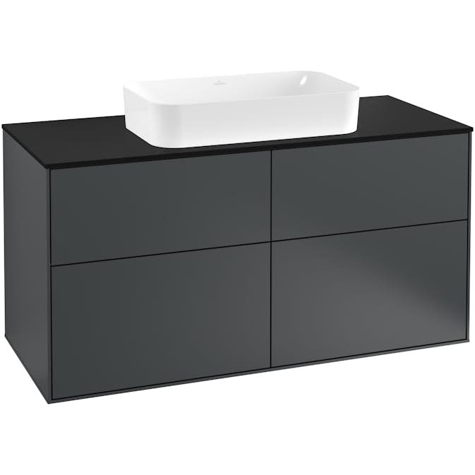 Tvättställsskåp Villeroy & Boch Finion med 4 Lådor och Bänkskiva för Fristående Tvättställ