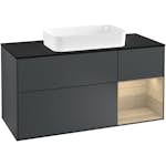 Tvättställsskåp Villeroy & Boch Finion med 3 Lådor Hylla och Bänkskiva för Fristående Tvättställ