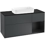 Tvättställsskåp Villeroy & Boch Finion med 3 Lådor Hylla och Bänkskiva för Fristående Tvättställ