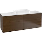 Tvättställsskåp Villeroy & Boch Finion med 4 Lådor och Bänkskiva för Fristående Tvättställ