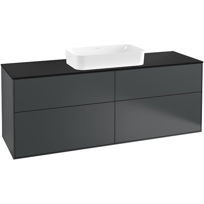 Tvättställsskåp Villeroy & Boch Finion med 4 Lådor och Bänkskiva för Fristående Tvättställ