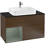 Tvättställsskåp Villeroy & Boch Finion med 2 Lådor Hylla och Bänkskiva för Ytmonterat Tvättställ