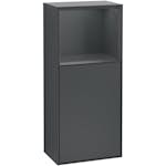 Väggskåp Villeroy & Boch Finion med 1 Dörr och Öppen Hylla Uppe 418 mm