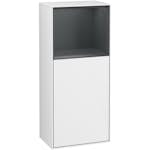 Väggskåp Villeroy & Boch Finion med 1 Dörr och Öppen Hylla Uppe 418 mm