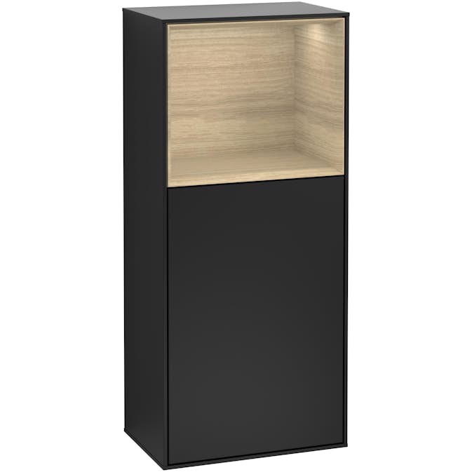 Väggskåp Villeroy & Boch Finion med 1 Dörr och Öppen Hylla Uppe 418 mm