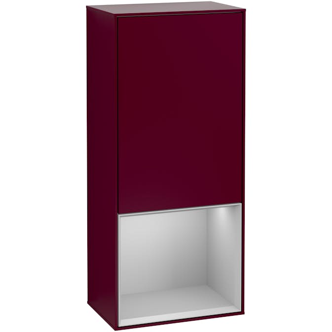 Väggskåp Villeroy & Boch Finion med 1 Dörr och Öppen Hylla Nere 418 mm