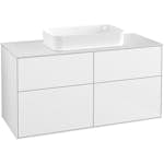 Tvättställsskåp Villeroy & Boch Finion med 4 Lådor och Bänkskiva för Fristående Tvättställ