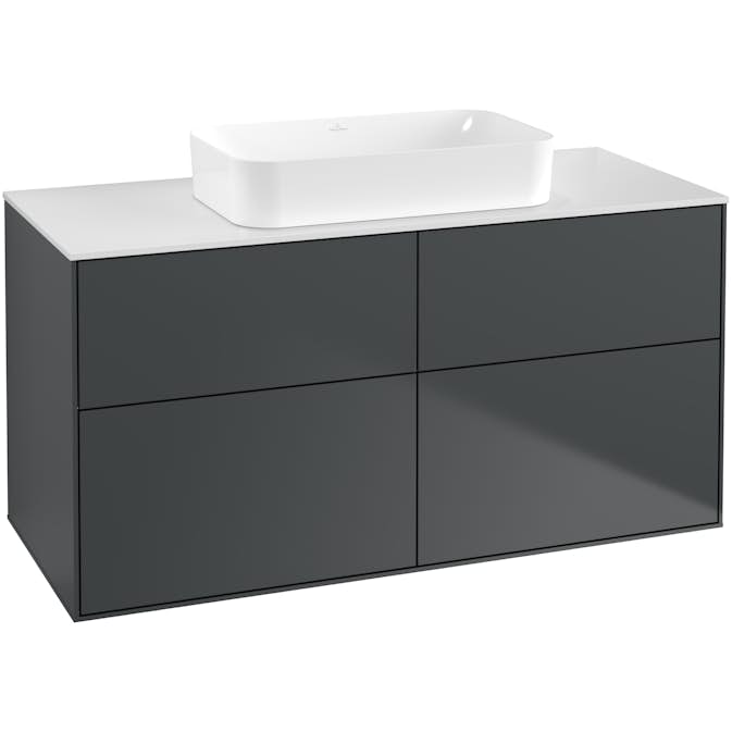 Tvättställsskåp Villeroy & Boch Finion med 4 Lådor och Bänkskiva för Fristående Tvättställ
