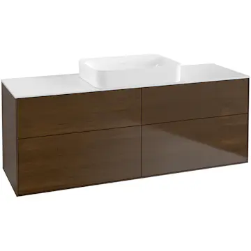 Tvättställsskåp Villeroy & Boch Finion med 4 Lådor och Bänkskiva för Fristående Tvättställ