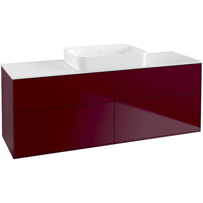 Tvättställsskåp Villeroy & Boch Finion med 4 Lådor och Bänkskiva för Fristående Tvättställ