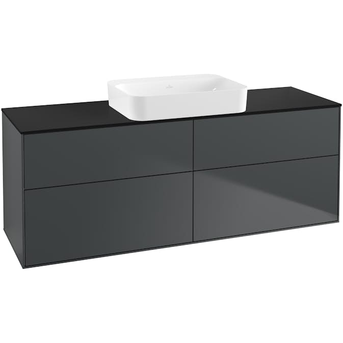 Tvättställsskåp Villeroy & Boch Finion med 4 Lådor och Bänkskiva för Fristående Tvättställ