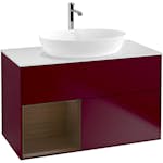 Tvättställsskåp Villeroy & Boch Finion med 2 Lådor Hylla och Bänkskiva för Fristående Tvättställ från Artis & Collaro