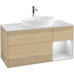 Tvättställsskåp Villeroy & Boch Finion med 3 Lådor Hylla och Bänkskiva för Fristående Tvättställ från Artis & Collaro