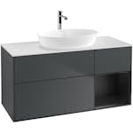 Tvättställsskåp Villeroy & Boch Finion med 3 Lådor Hylla och Bänkskiva för Fristående Tvättställ från Artis & Collaro