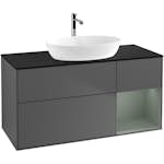 Tvättställsskåp Villeroy & Boch Finion med 3 Lådor Hylla och Bänkskiva för Fristående Tvättställ från Artis & Collaro