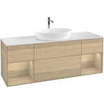 Tvättställsskåp Villeroy & Boch Finion med Två Hyllor och Bänkskiva för Fristående Tvättställ från Artis & Collaro