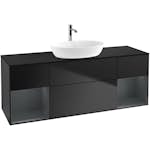Tvättställsskåp Villeroy & Boch Finion med Två Hyllor och Bänkskiva för Fristående Tvättställ från Artis & Collaro