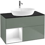 Tvättställsskåp Villeroy & Boch Finion med 2 Lådor Hylla och Bänkskiva för Fristående Tvättställ från Artis & Collaro