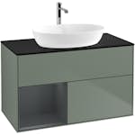 Tvättställsskåp Villeroy & Boch Finion med 2 Lådor Hylla och Bänkskiva för Fristående Tvättställ från Artis & Collaro