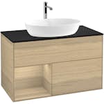 Tvättställsskåp Villeroy & Boch Finion med 2 Lådor Hylla och Bänkskiva för Fristående Tvättställ från Artis & Collaro