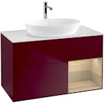 Tvättställsskåp Villeroy & Boch Finion med 2 Lådor Hylla och Bänkskiva för Fristående Tvättställ från Artis & Collaro