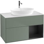 Tvättställsskåp Villeroy & Boch Finion med 2 Lådor Hylla och Bänkskiva för Fristående Tvättställ från Artis & Collaro