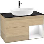 Tvättställsskåp Villeroy & Boch Finion med 2 Lådor Hylla och Bänkskiva för Fristående Tvättställ från Artis & Collaro