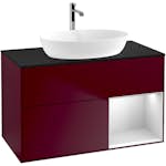 Tvättställsskåp Villeroy & Boch Finion med 2 Lådor Hylla och Bänkskiva för Fristående Tvättställ från Artis & Collaro