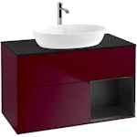 Tvättställsskåp Villeroy & Boch Finion med 2 Lådor Hylla och Bänkskiva för Fristående Tvättställ från Artis & Collaro