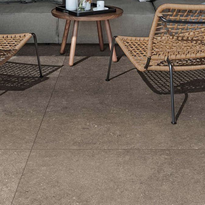 Uteklinker Pronto Klinkerdäck Antique Taupe Carved 60x120 cm