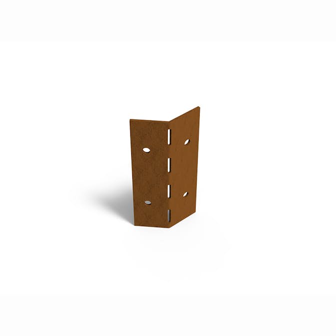 Planteringskant Flexigarden Corten 120 Hörn Justerbart