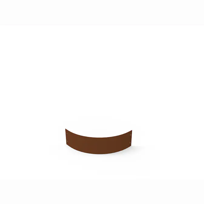 Planteringskant Flexigarden Corten 120 Kvartsbåge