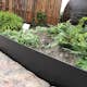 Planteringskant Flexigarden Svart Övergång 120-180 mm Kvartsbåge