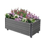 Planteringslåda HORTUS Komposit med Hjul, 25 mm