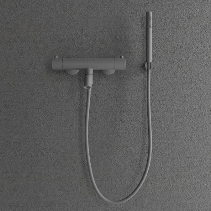Badkarsblandare Scandtap Steel Pleasure 4 med Handdusch