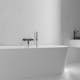 Badkarsblandare Scandtap Steel Pleasure 4 med Handdusch