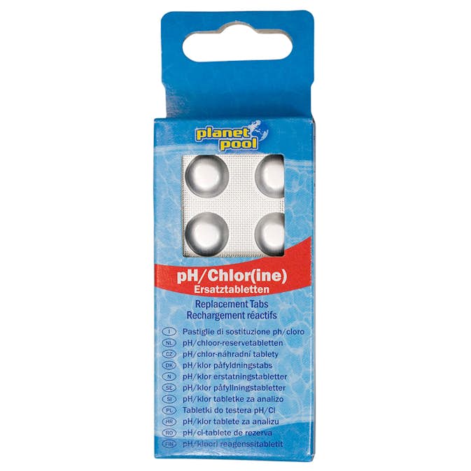 Poolkemi Planet Pool pH/Klor Mini Pool Tester 2x30