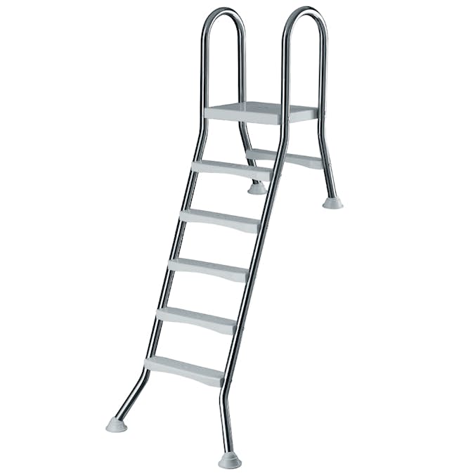 Poolstege Planet Pool för delvis nedgrävd pool