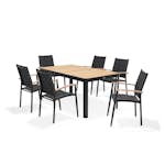 Matgrupp LifestyleGarden Portals 160 cm med 6 Lite Stolar