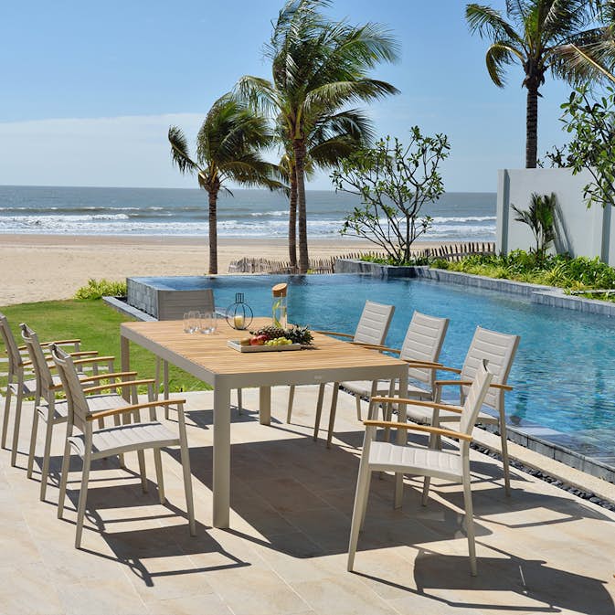 Matgrupp LifestyleGarden Portals 210 cm 8 Lite Stolar