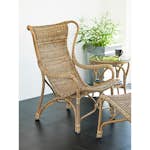 Loungeset Hillerstorp Praktö Fåtölj med Fotpall och Utebord